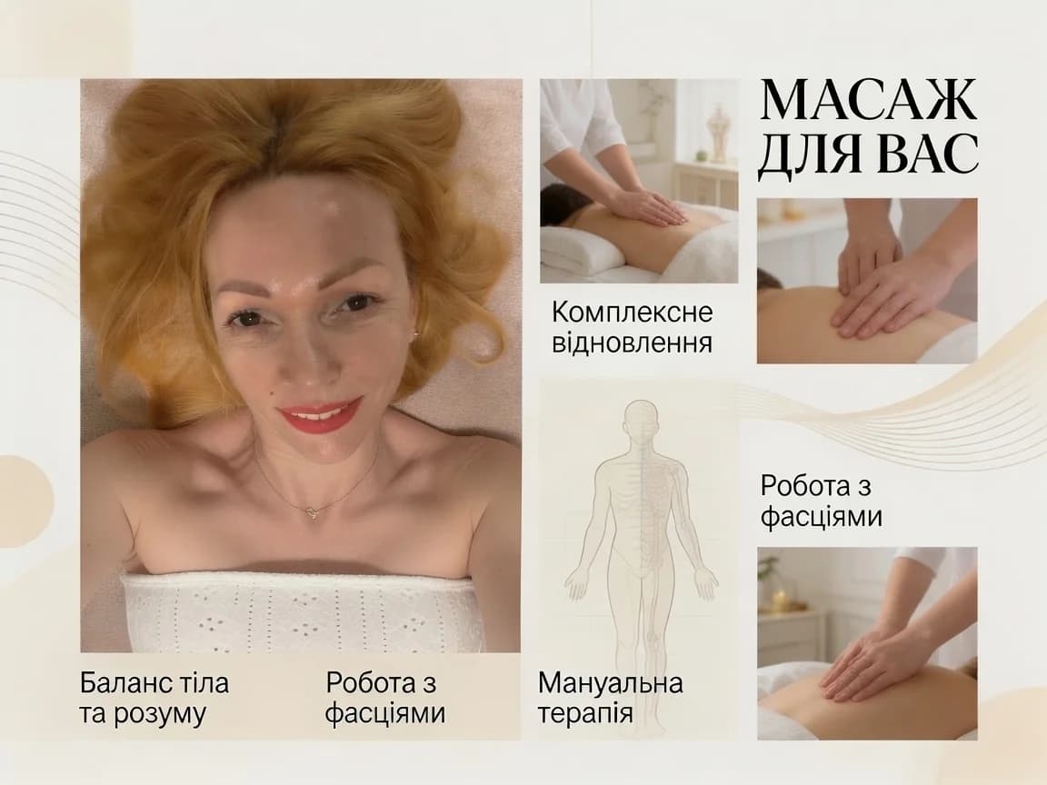 Profile cover for Тетяна,масаж на вибір