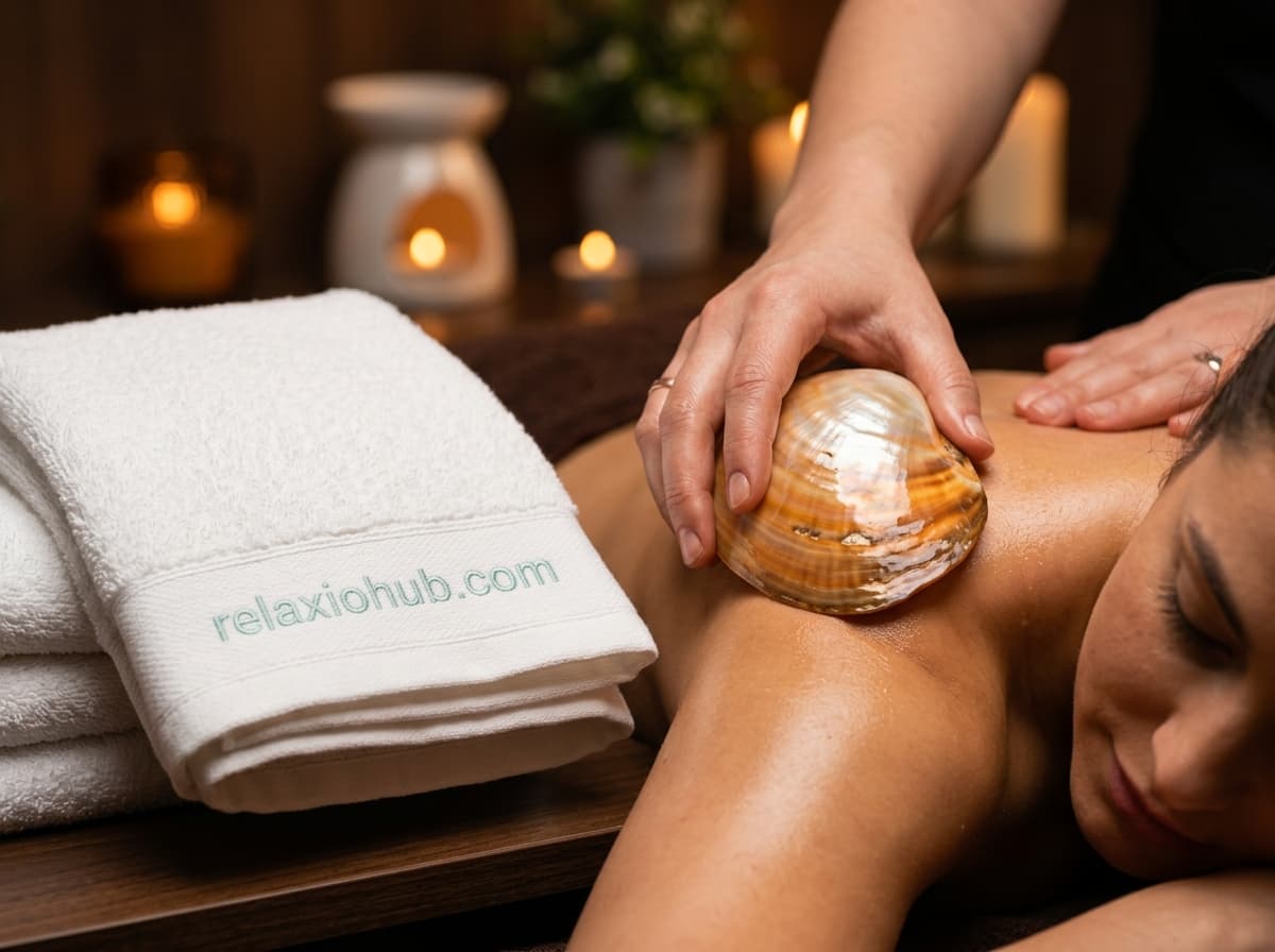 Теплі мушлі для Лавашел масажу під час SPA-сеансу